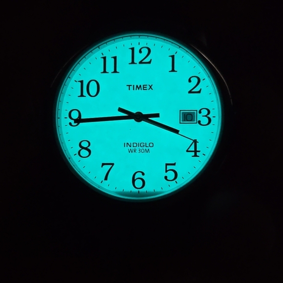 Timex Men's Watch T2H451 Quartz White Date Dial Expansion Band 35mm New Battery - Picture 11 of 11